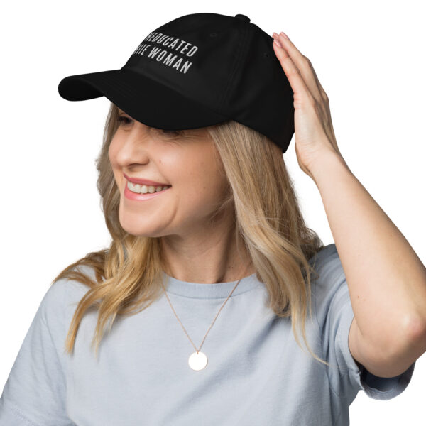 Uneducated White Woman Hat - (In Black) - Image 2